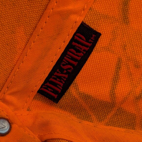 KATI Baseball Hat Unisex OS Orange Mossy Oak Flex Strap Logo Hunting Sports Cap - Picture 10 of 13